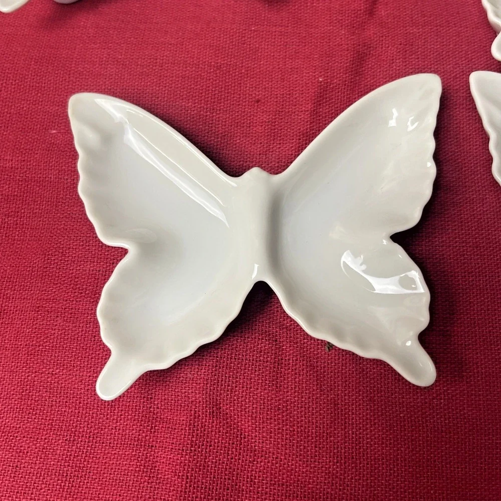 Vintage Otagiri Butterfly Trinket Dish Made in Japan Set of 4
